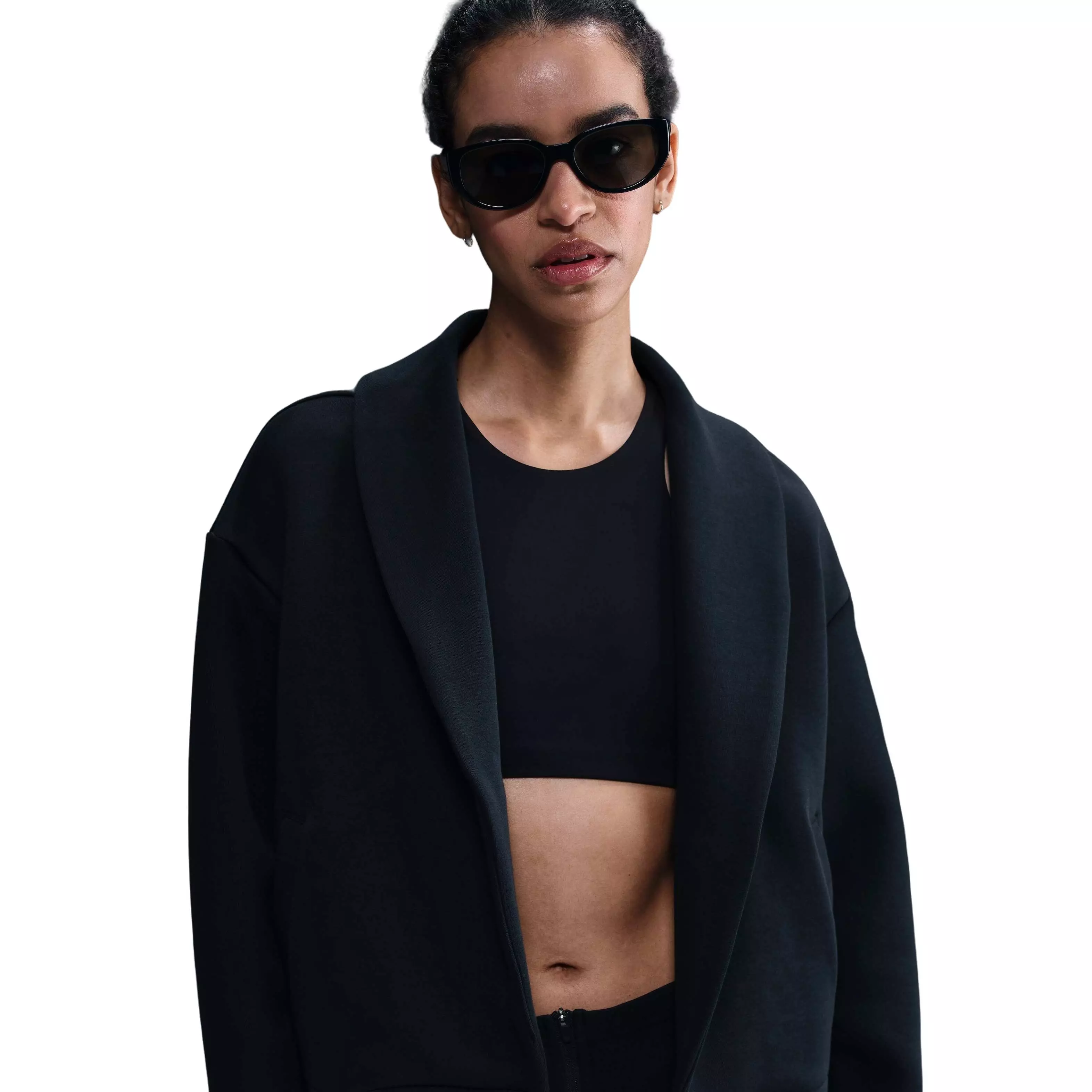 ☆NIKE☆Nike Sportswear Tech Fleece Women's Oversized Blazer Nike Women's Sportswear Tech Fleece Oversized Blazer-Black